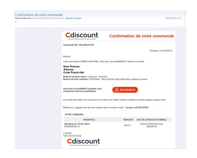 Cdiscount : Liste des arnaques